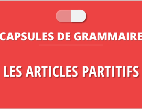 Les articles partitifs en français