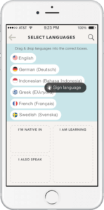Tandem language app