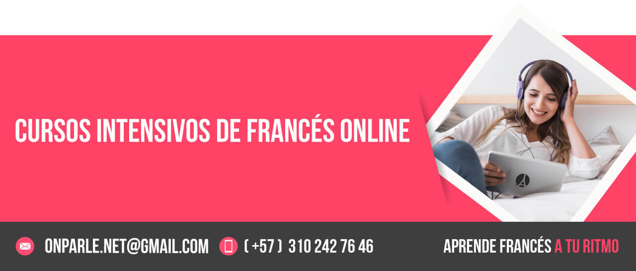 En Onparle ofrecemos cursos intensivos de francés online clases de francés 100% personalizadas las 24 horas, con profesores certificados, por medio de una plataforma especializada que simula un salón de clase con videoconferencia en tiempo real y tablero interactivo y gracias a un modelo pedagógico innovador enfocado en la comunicación, aprendes más rápido que en una clase grupal tradicional.
