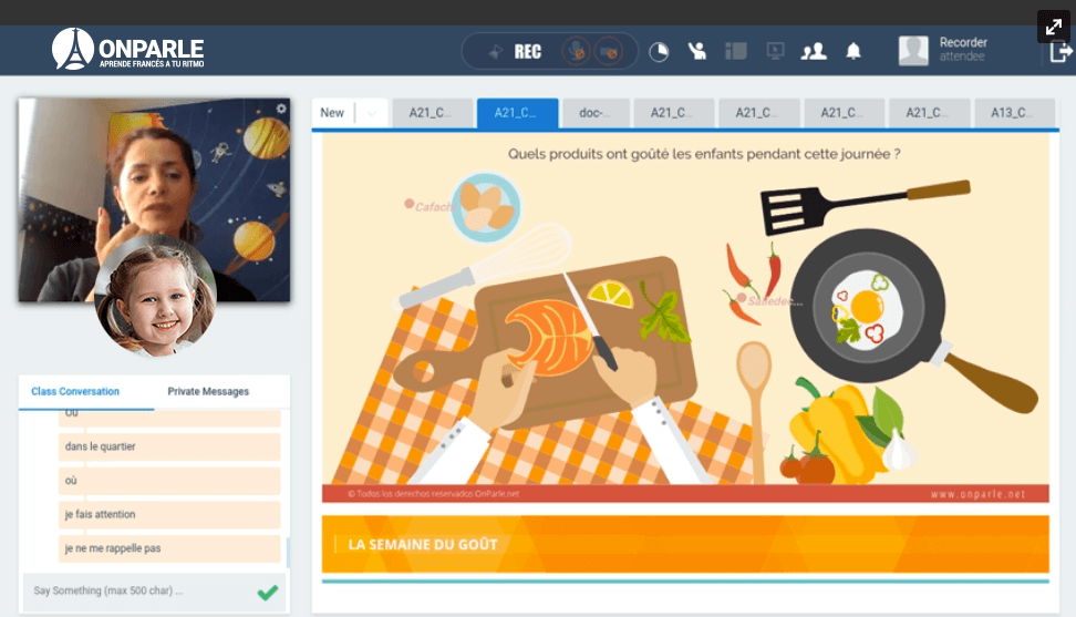 cursos online de francés para niñas