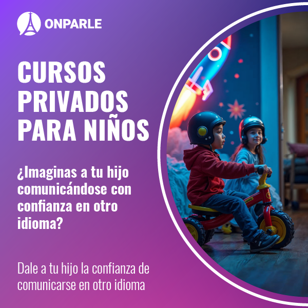 CURSO DE FRANCÉS PARA NIÑOS (3 A 9 AÑOS)