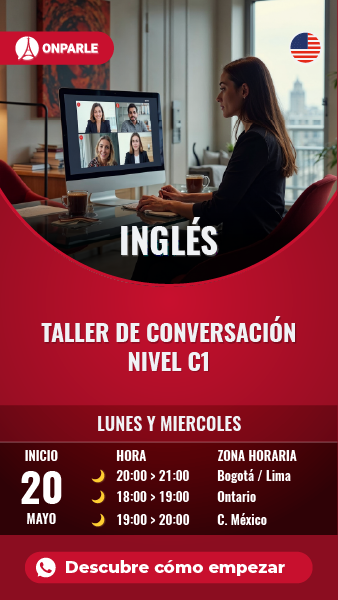 INGLÉS C1-TALLER-CONV-MAR-JUE-DIURNO
