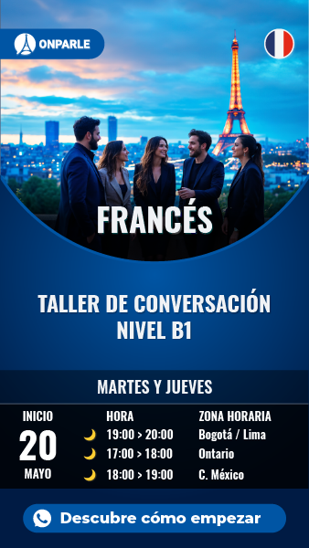 FRANCÉS B1-TALLER-CONV-MAR-JUE-DIURNO