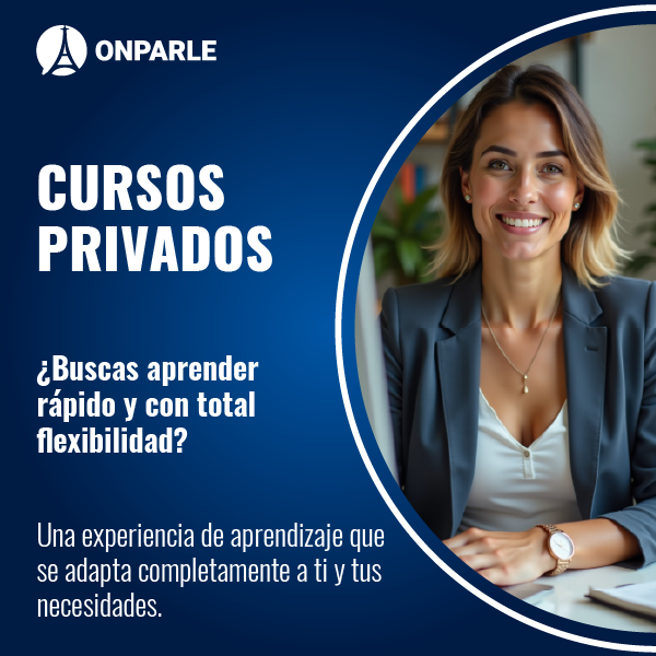 CURSO DE FRANCÉS TOTALMENTE PERSONALIZADO