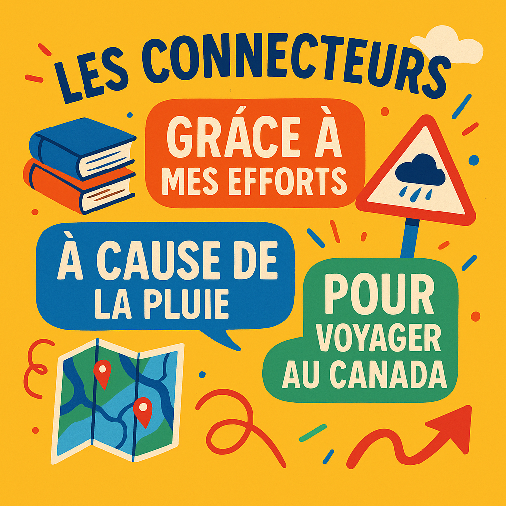 Entrada: Uso de los Connecteurs «Grâce À», «À Cause De» y «Pour» en Francés