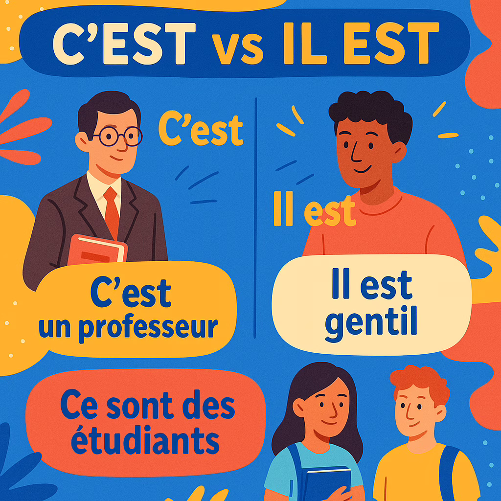 Entrada: Diferencias entre «C’est» y «Il est» en Francés