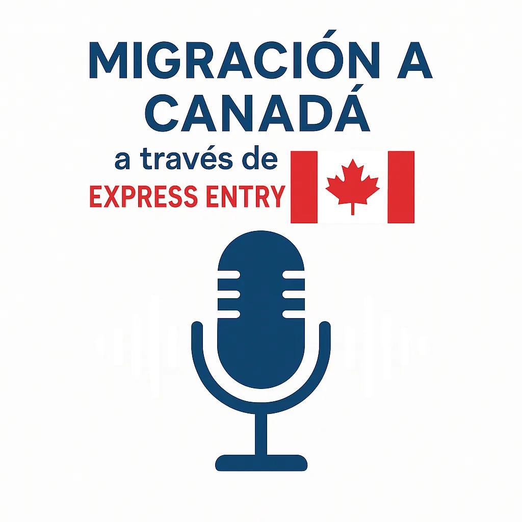 PODCAST GUÍA DEFINITIVA EXPRESS ENTRY 2025: 7 PASOS HACIA TU RESIDENCIA CANADIENSE El camino hacia Canadá puede parecer complejo, pero con la estrategia correcta, es completamente alcanzable. En OnParle hemos ayudado a cientos de profesionales y familias a cumplir su sueño canadiense, y hemos condensado esta experiencia en una guía estratégica y actualizada para 2025.