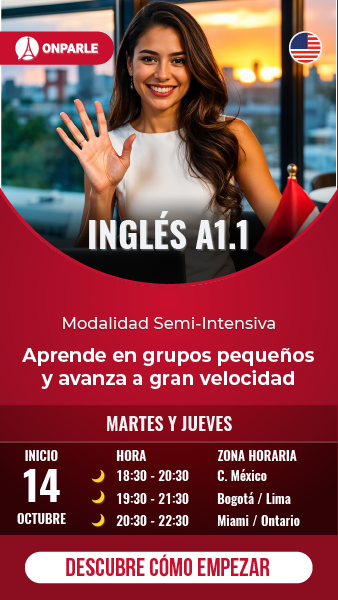 CURSO ONLINE DE INGLÉS MODALIDAD GRUPAL PRINCIPIANTES