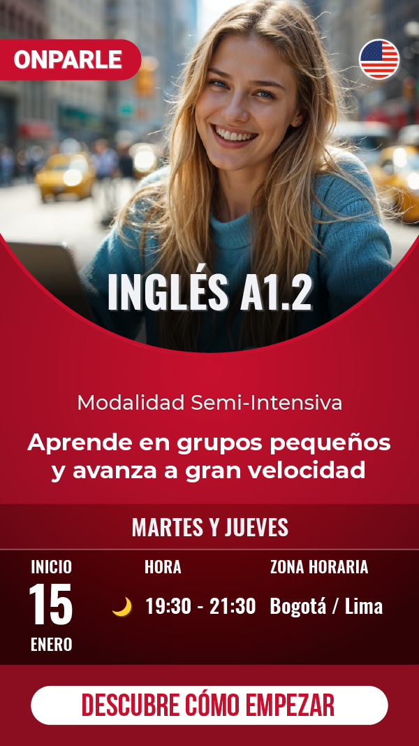 CURSO DE INGLÉSSEMI INTENSIVO NIVEL A1.2