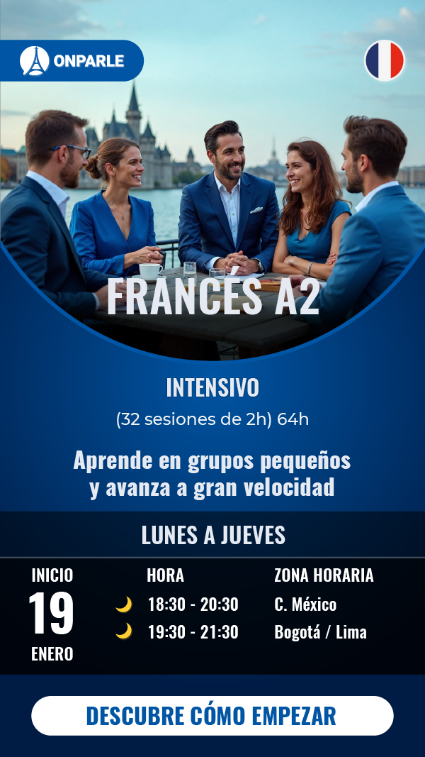 CURSO DE FRANCÉS INTENSIVO NIVEL A2