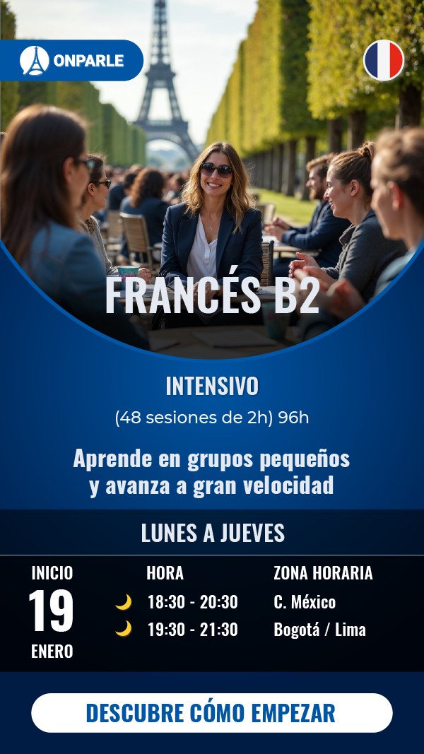CURSO DE FRANCÉS INTENSIVO NIVEL B2